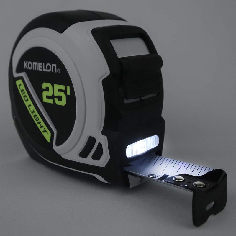 KOMELON مقياس شريط ضوء LED من كوميلون، أبيض/أسود - 25 قدم - 25LED - Image 5